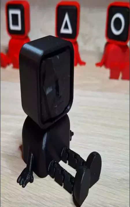 Squid Game Black STL 3D Print Model