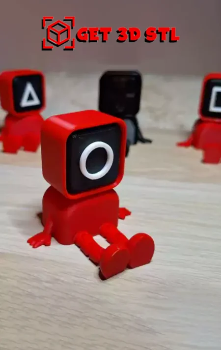 Squid Game Circle STL 3D Print Model