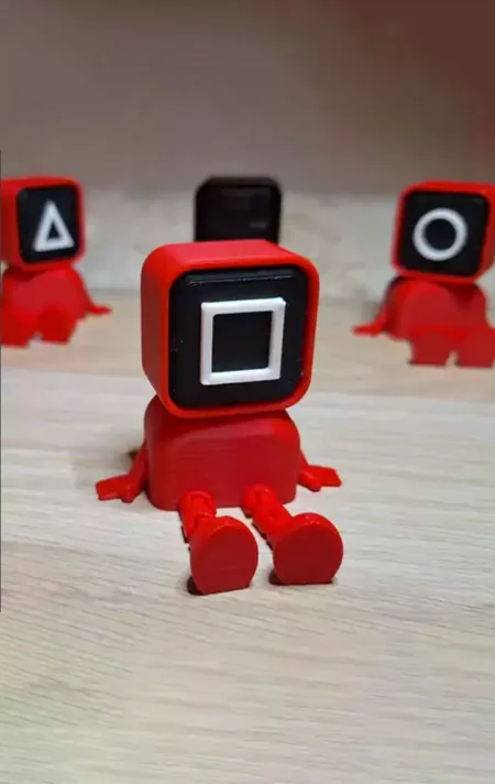 Squid Game Square STL 3D Print Model
