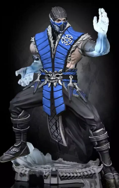 Sub Zero Mortal Kombat STL 3D Print Model