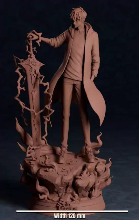 Sung Jin-Woo Solo Leveling STL 3D Print Model