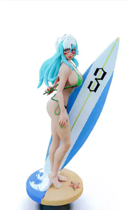 Surfer Nelliel STL 3D Print Model