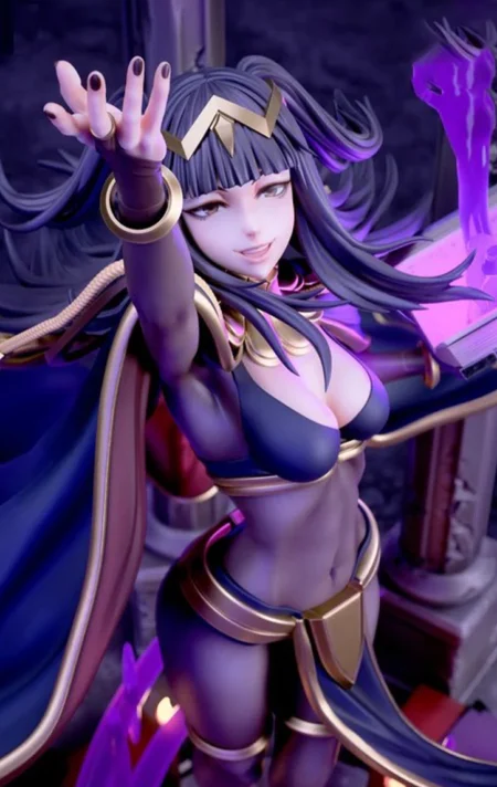 Tharja V2 Fire Emblem STL 3D Print Model