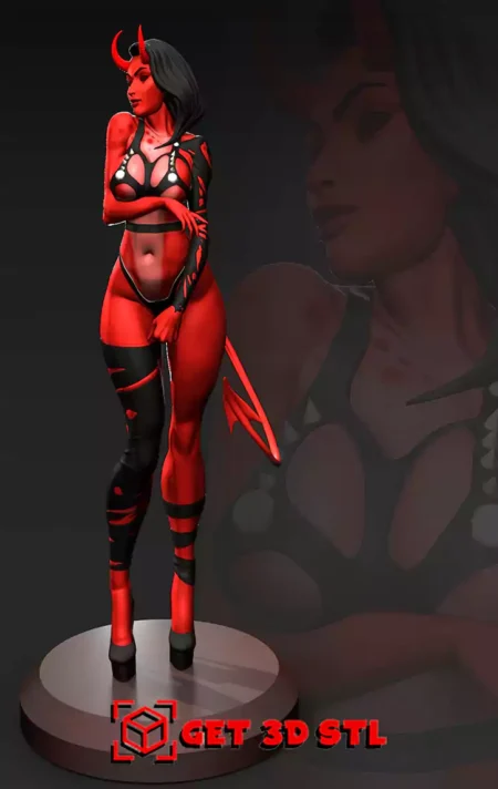 The Devil Fanart STL 3D Print Model