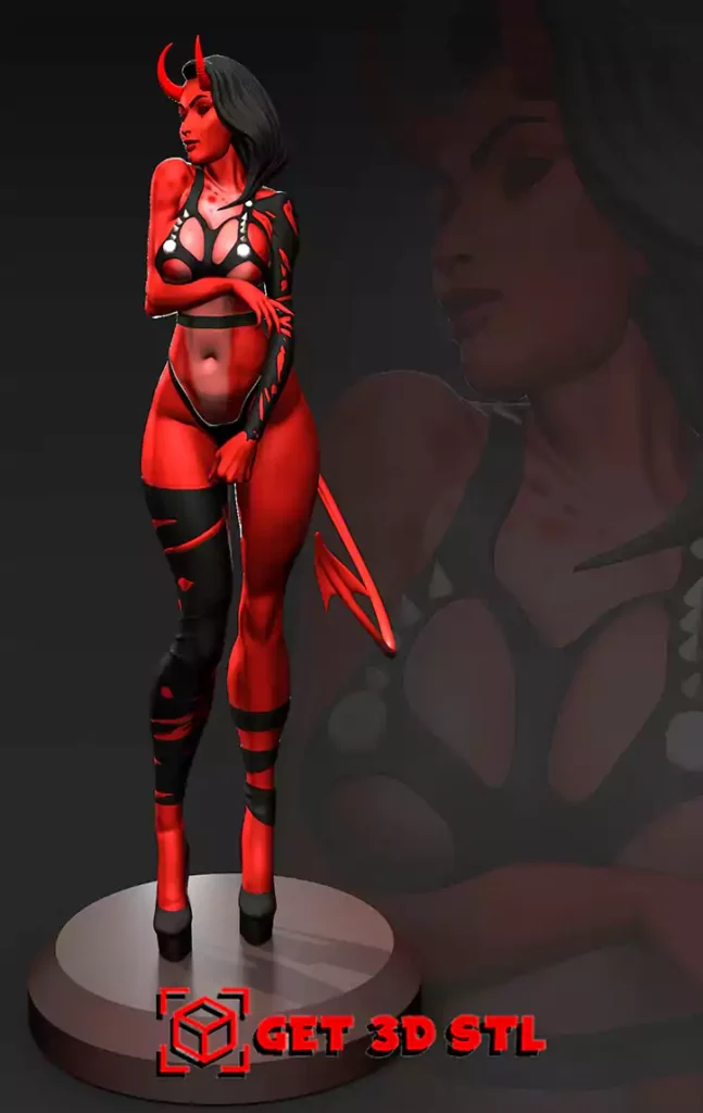 Devil Stl The Devil Fanart STL 3D Print Model - Get3dstl
