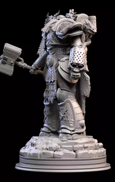 Vulkan Warrior Miniatures STL 3D Print Model