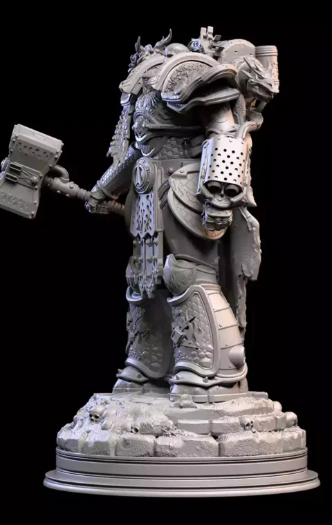 Vulkan Warrior Miniatures STL 3D Print Model