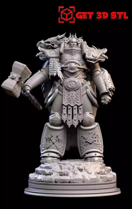 Vulkan Warrior Miniatures STL 3D Print Model