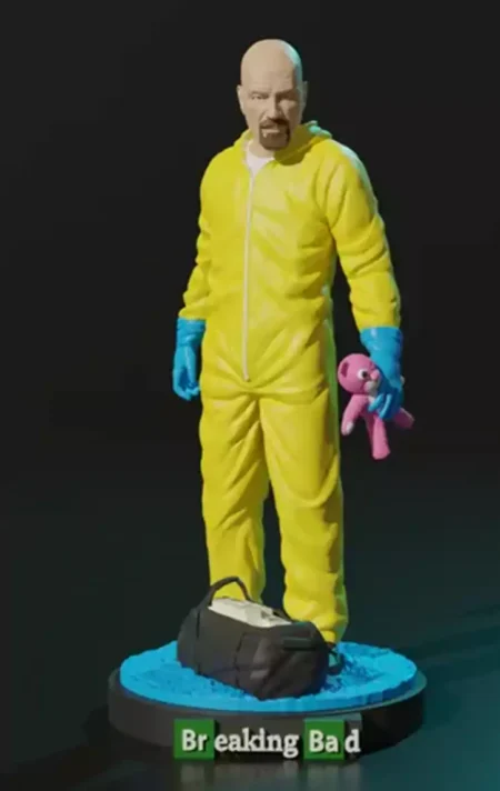 Walter White Breaking Bad STL 3D Print Model