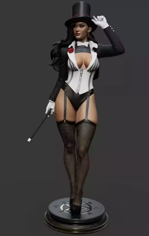 Zatanna STL 3D Print Model