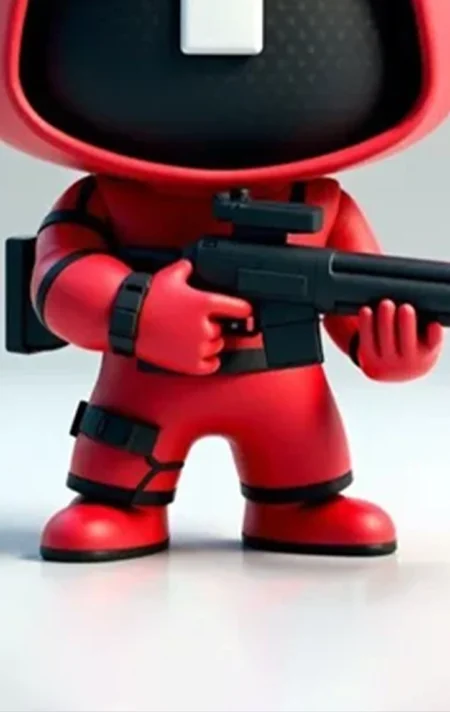 Chibi Guard Squid Game STL 3D Print Model