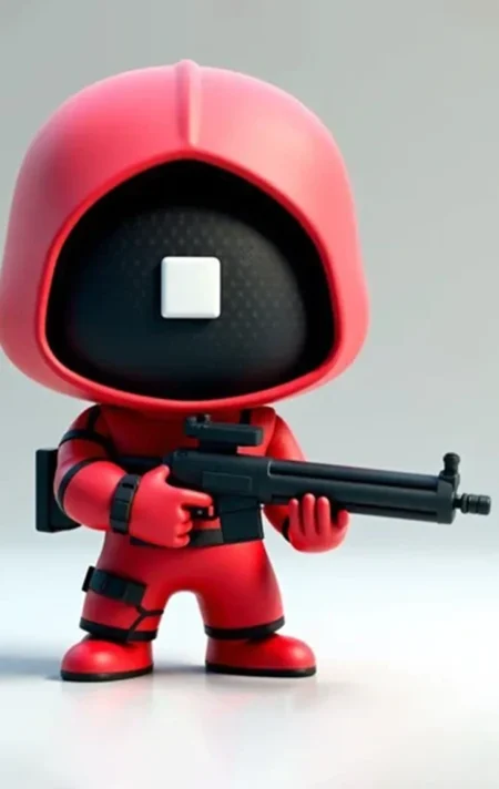 Chibi Guard Squid Game STL 3D Print Model