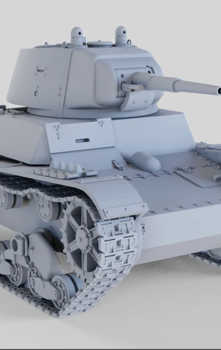 T-26 Tank 1940 STL 3D Print Model
