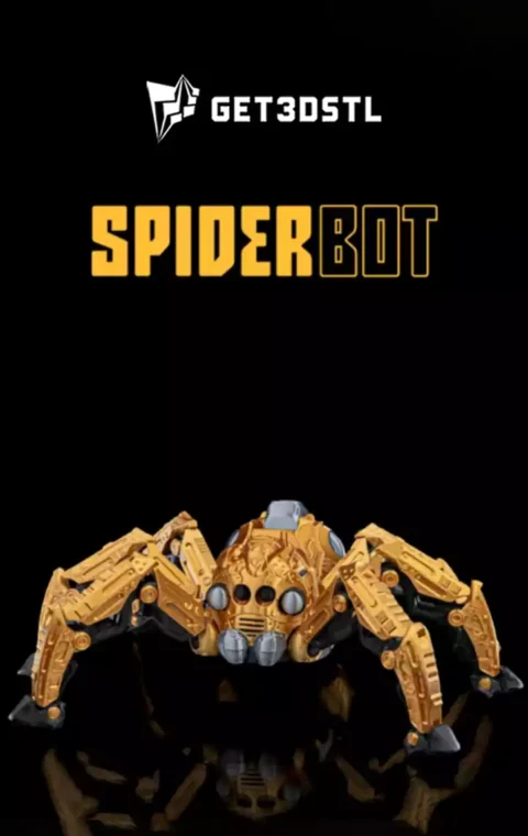Spiderbot STL 3D Print Files