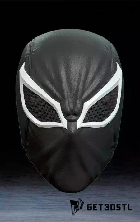Agent Venom Mask STL 3MF 3D Print Model