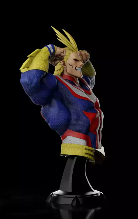 All Might Buste non peint stl 3d print files