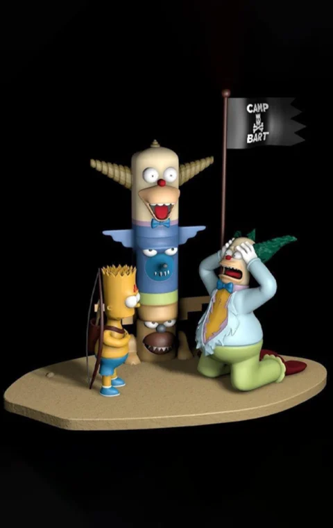 Bart Simpson STL 3D Print Model