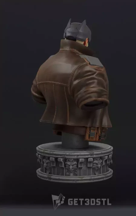 Batman Dark Detective Bust 3D Print STL Model