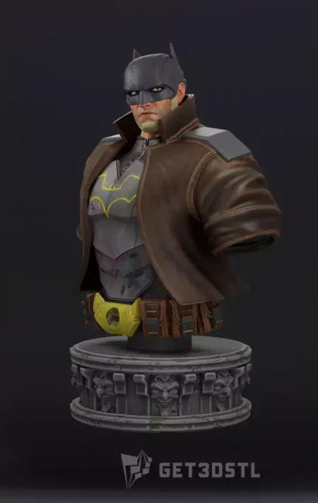 Batman Dark Detective Bust 3D Print STL Model