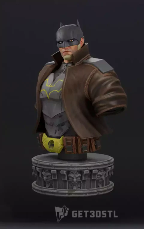 Batman Dark Detective Bust 3D Print STL Model