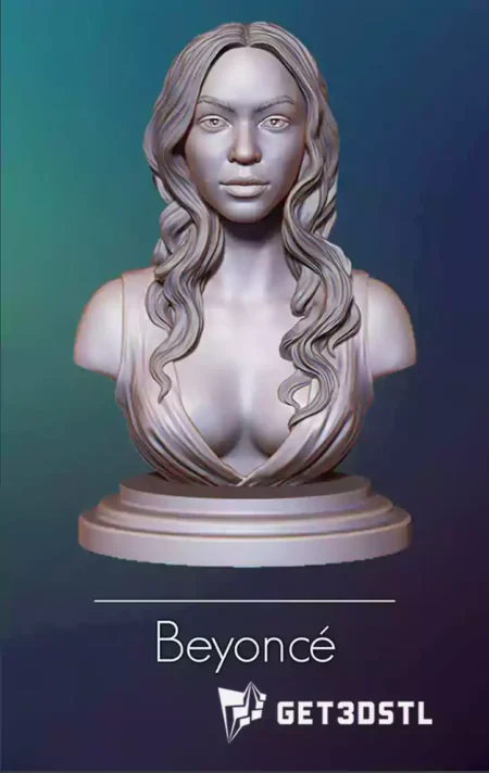 Beyoncé STL 3D Print Model