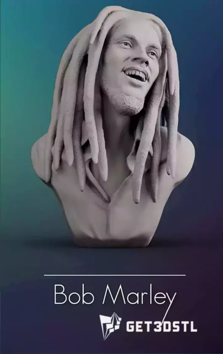 Bob Marley 3D Print STL Model