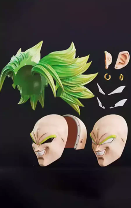 Broly Mask 3D Printable STL Model