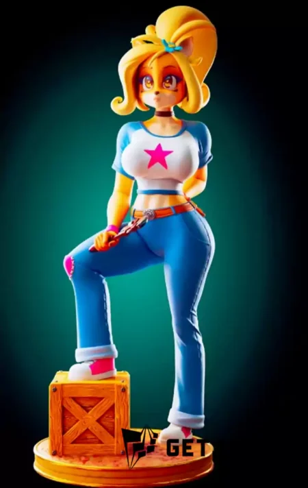 Coco Bandicoot 3D Print STL Model 