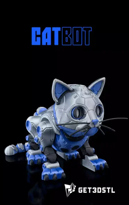 Cat Bot STL 3D Print Files