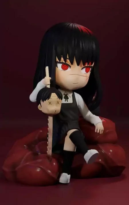 Chainsaw Man Asa Yoru Chibi STL Files