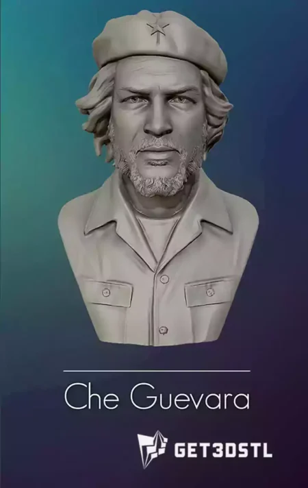 Che Guevara STL 3D Print Model