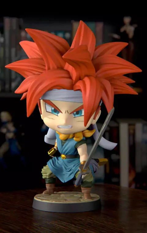 Chibi Chrono Trigger STL 3D Print Model