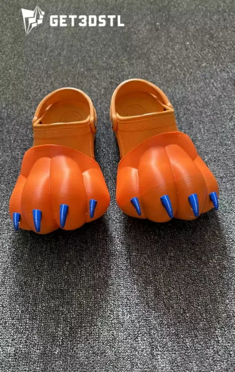 Crocs Paws Attachment STL 3D Print Model