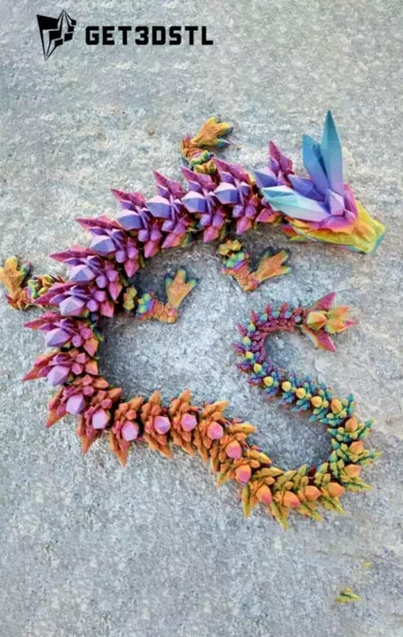 Crystal Dragon STL Files