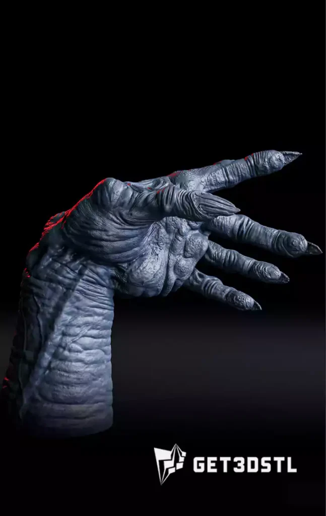Pattern Demon Maker Hand Demon Hand STL 3D Print Model - Get3dstl