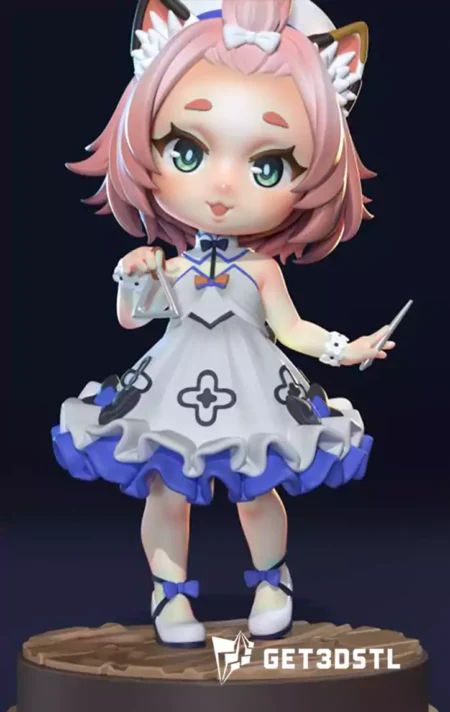 Diona Chibi Genshin Impact 3D Print STL Files