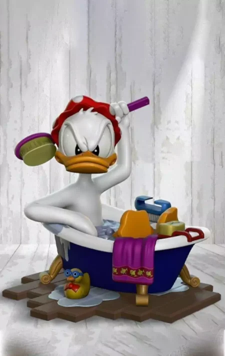 Donald Duck Bath STL 3D Print Model