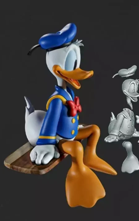 Donald Duck STL 3D Print Model