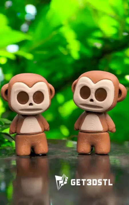 Flexi Mini Monkey 3D STL Files
