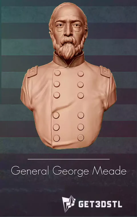 George Meade 3D Print STL Model