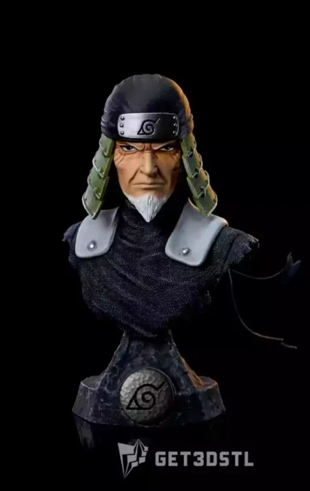 Hiruzen Sarutobi Bust 3D Print STL Model