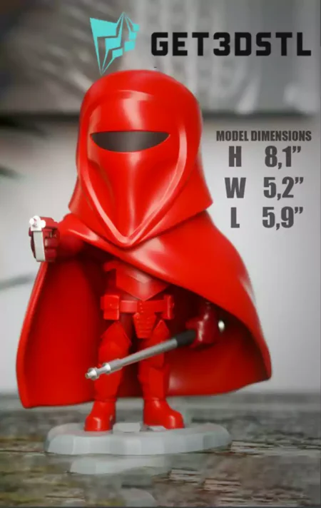 Imperial Guard Chibi STL 3D Print Files
