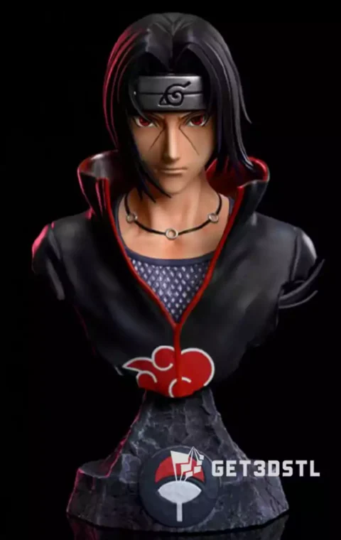 Itachi Uchiha Bust 3D Print STL Model