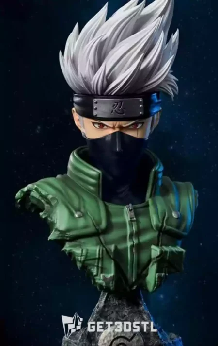 Kakashi Hatake Bust 3D Print STL Model