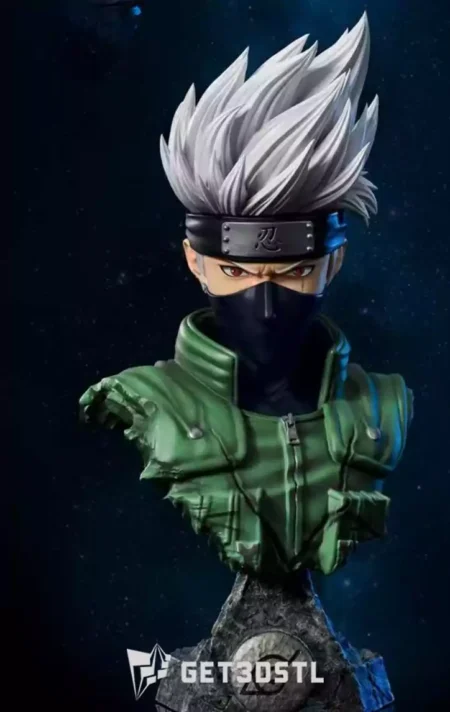 Kakashi Hatake Bust 3D Print STL Model