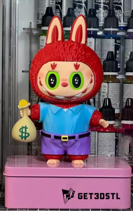 Labubu x Mr. Krabs STL 3D Print File