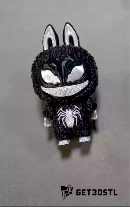 Labubu x Venom STL 3D Print File
