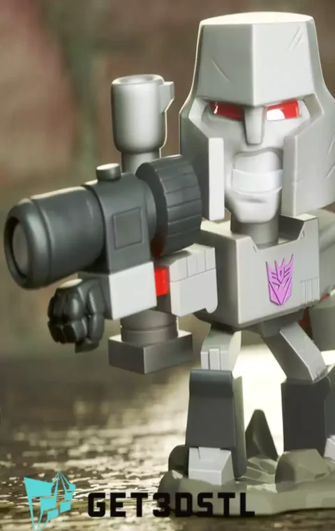 Megatron Chibi STL 3D Print Files