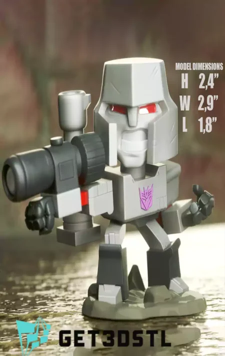 Megatron Chibi STL 3D Print Files