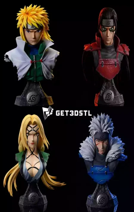 Naruto Bust Pack 3D STL Files